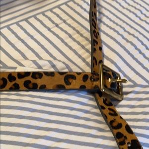 Leopard belt